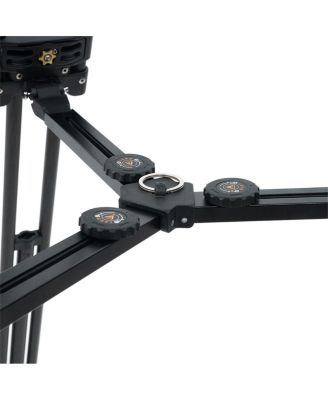 E-Image EG05C2 3-Section Carbon Fiber Tripod with GH05 Fluid Video Head and Mid-Level Spreader