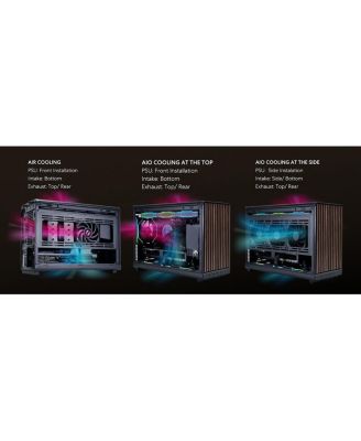 Lian-LI CS A3-mATX-WD Black Mini tower MicroATX Chassis Retail