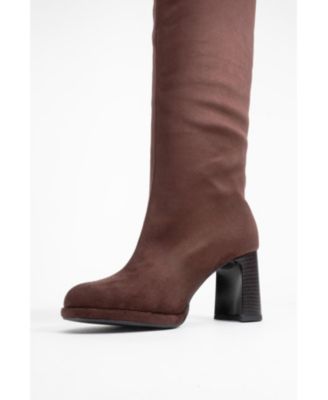 Women's Josette Block Heel Knee High Boot