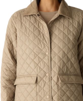 Women's Classic Collar Quilted Jacket