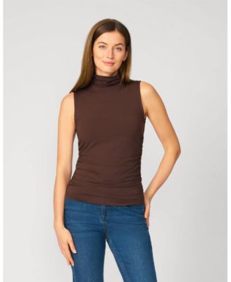 Women's Sculpt Sleeveless Turtleneck Tank