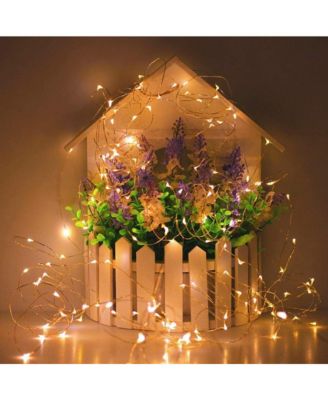 Copper Wire String Lights Battery Operated Fairy Lights