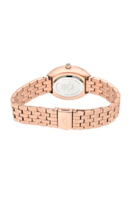 Women's Angelica Watch with Sunray Dial, Topaz Gemstones and Stainless Steel Bracelet  1343CANS
