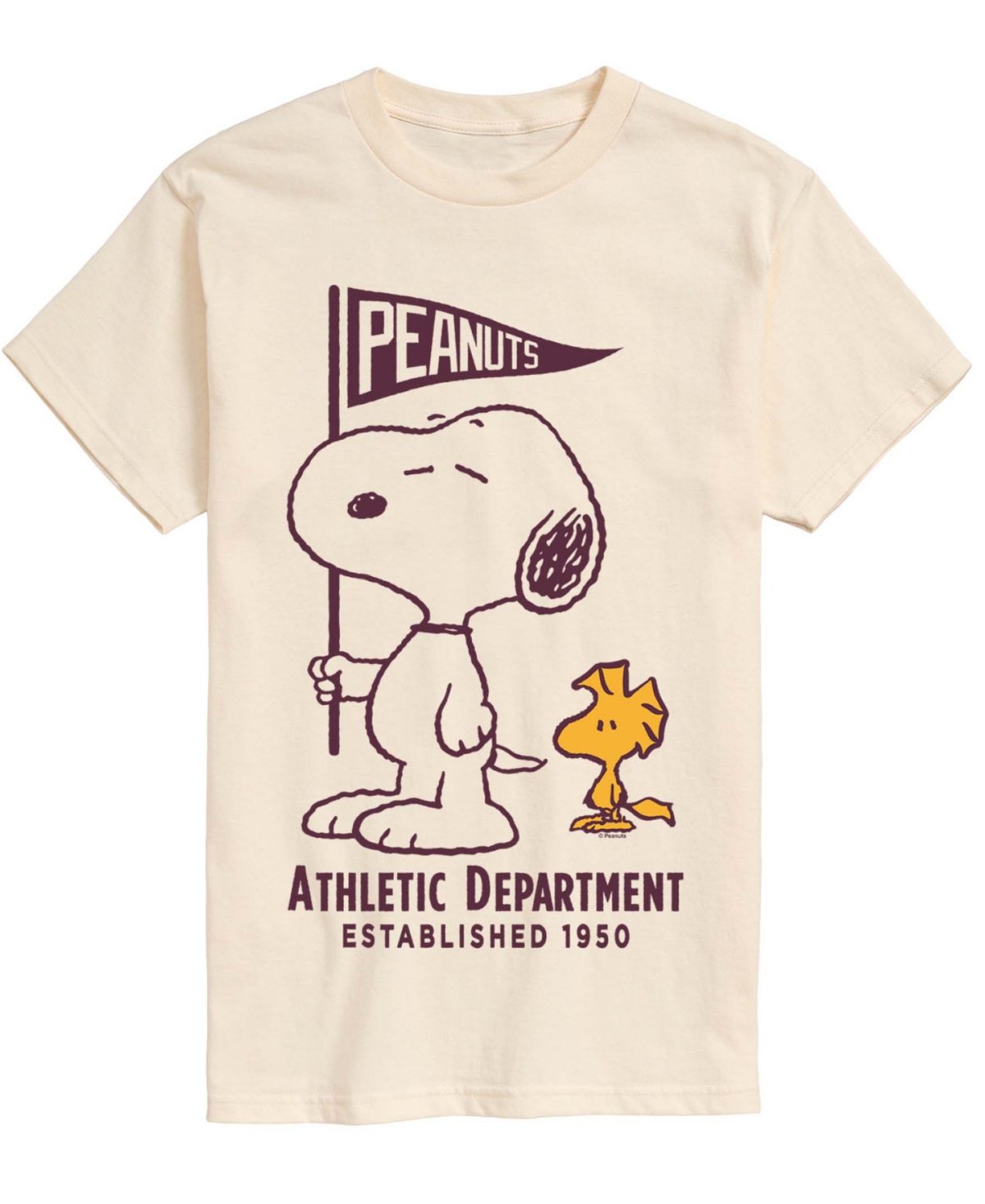 Airwaves Men's Peanuts Sports Short Sleeve T-Shirt