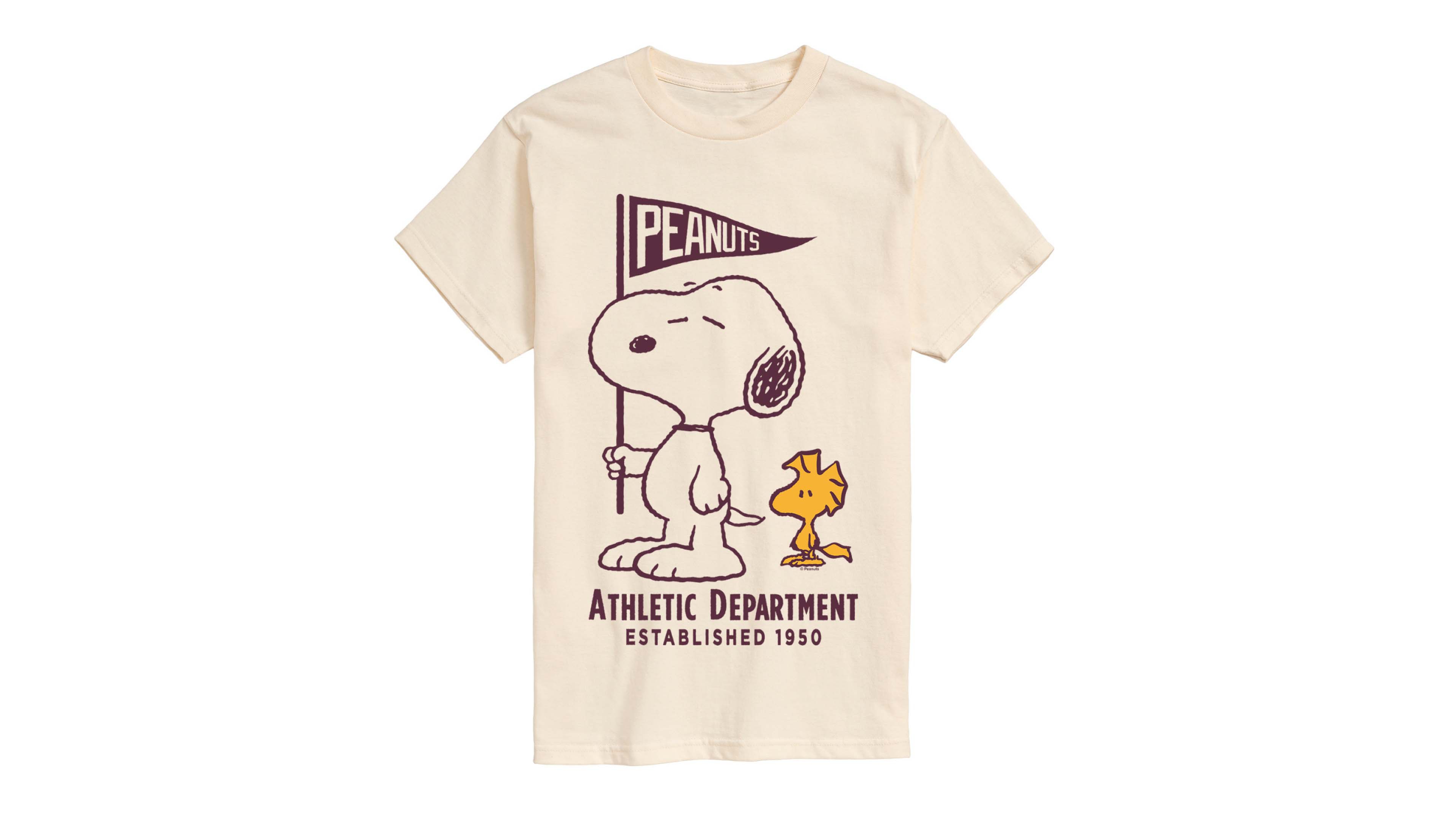 Airwaves Men's Peanuts Sports Short Sleeve T-Shirt