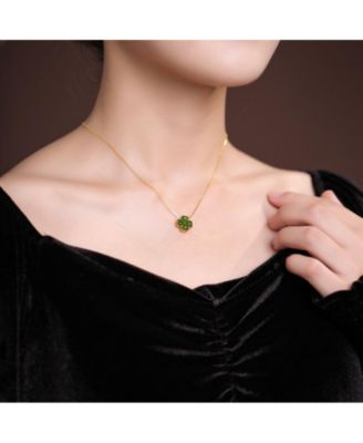 Jardin — Green Jade Pendant Necklace