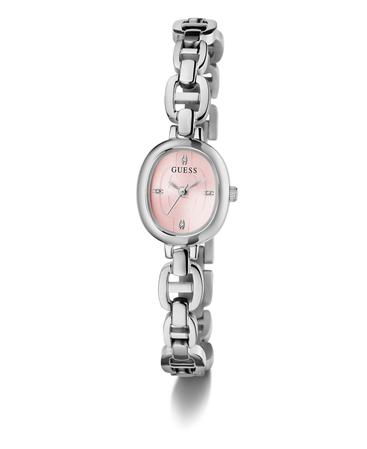 Guess Women's Silver-Tone Analog Watch, 21mm