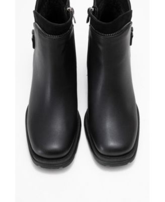 Woman's Parly Zip Block Heel Boot