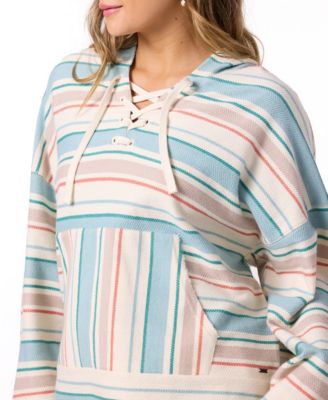 Juniors' Solstice Tie-Front Hoodie