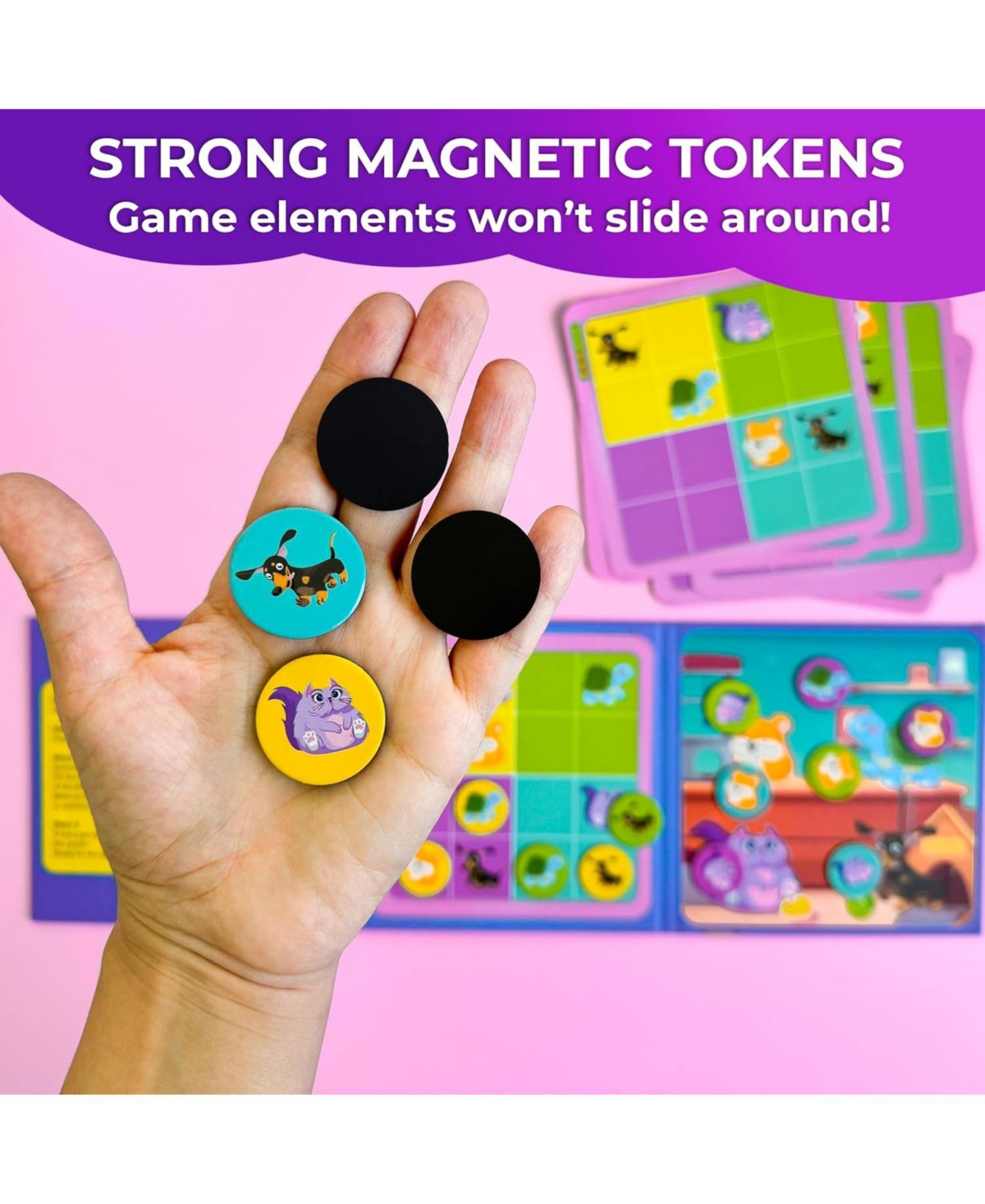 Quokka 20 Pcs Sudoku Magnetic Puzzle Book for Kids 2-4 Ages