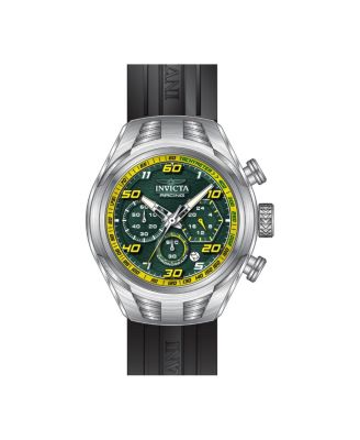 Men's 47728 Invicta Racing Quartz Chronograph Green, Yellow Dial Watch