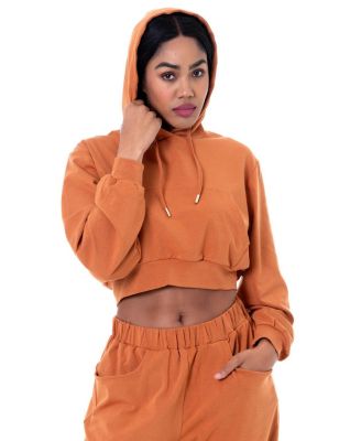 Women's TONI OVERSIZED CROP HOODIE