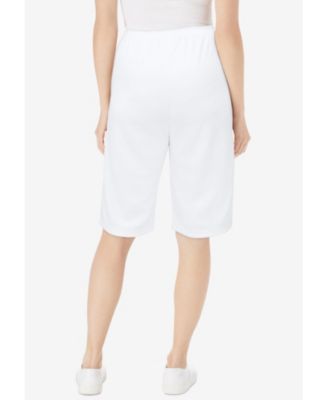 Plus Size Knit Bermuda Short