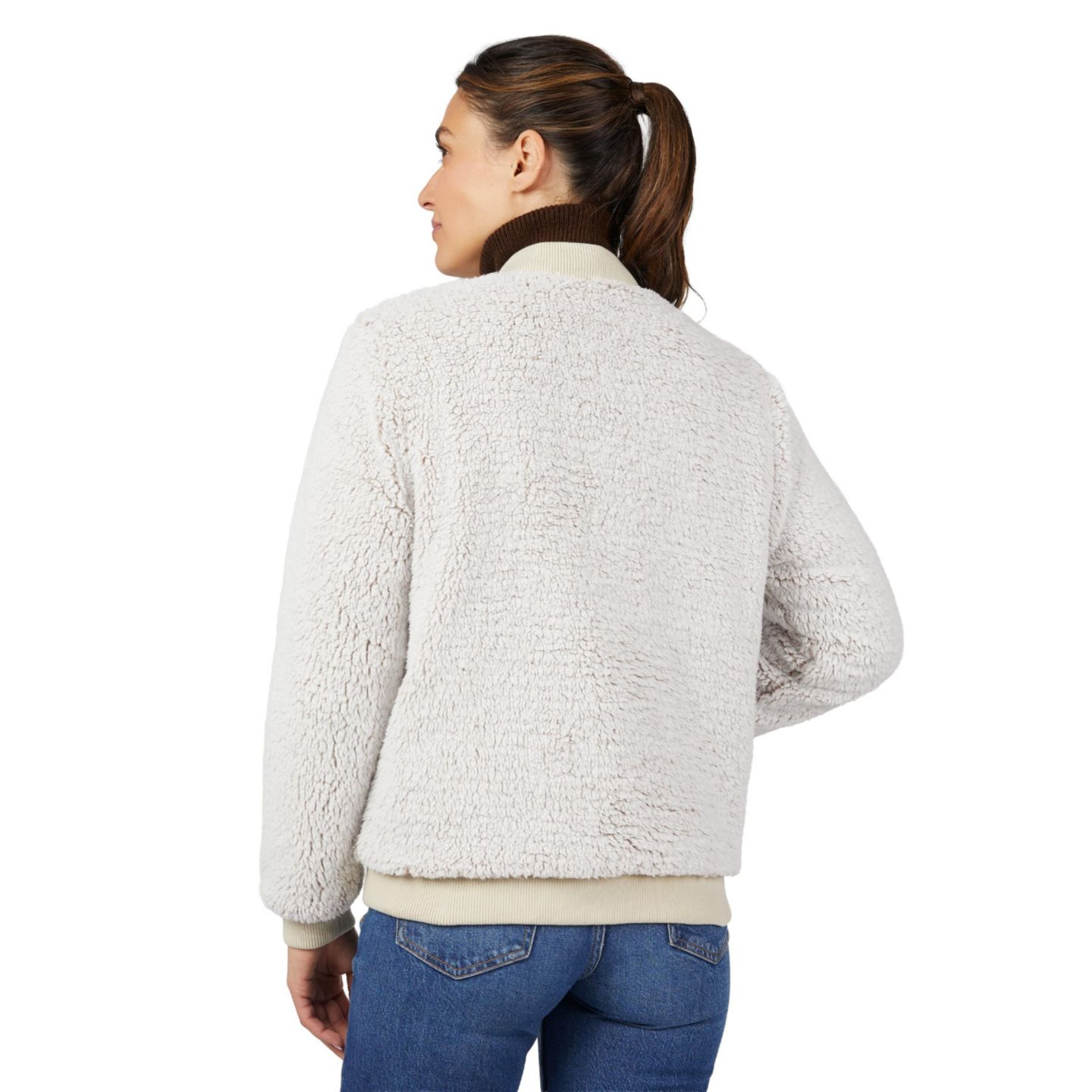 Женская куртка Free Country Stratus Lite Reversible Quilted Bomber, цвет: Овсяный — фото 7