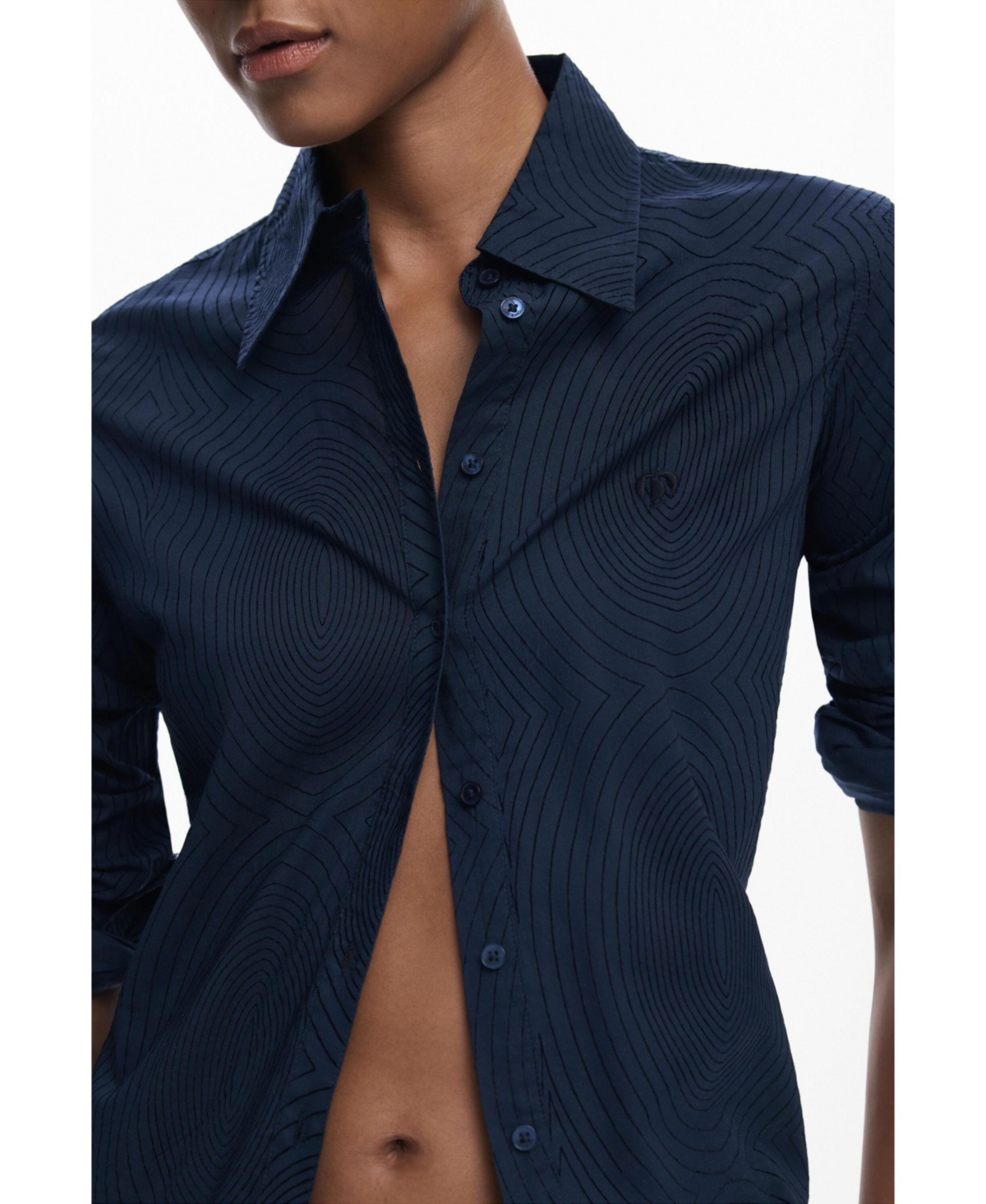 Desigual Women's Textured plain shirt