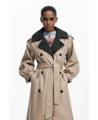 Women's Double-lapel trench coat