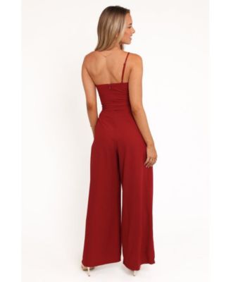 Women's Leyton Jumpsuit - Deep Red