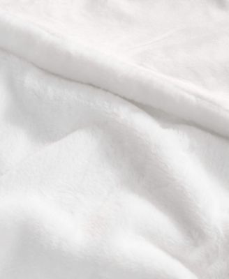 CLOSEOUT! Rabbit Mink Faux Fur Throw, 50" x 70"