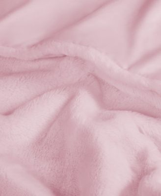 Rabbit Mink Faux Fur Throw, 50" x 70"