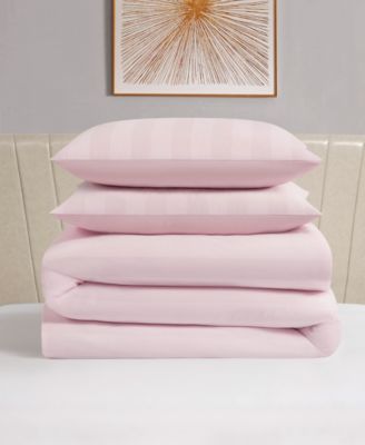  Jenny Velour Striped Jacquard 3-Pc. Duvet Cover Set, King