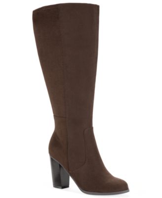 Women's Addyy Knee High Wide Calf Dress Boots, Created for Macy's
