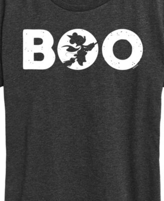 Disney Halloween Minnie Mouse Boo Women's Short Sleeve Graphic T-shirts