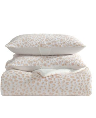 Betseys Leopard Burnout Velvet 2-Pc. Comforter Set, Twin