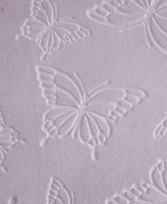 Butterfly Embossed Plush 3-Pc. Comforter Set, Full/Queen