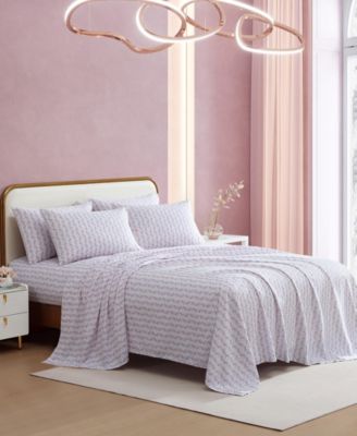 Printed Brushed Microfiber 6-Pc. Sheet Set, Full