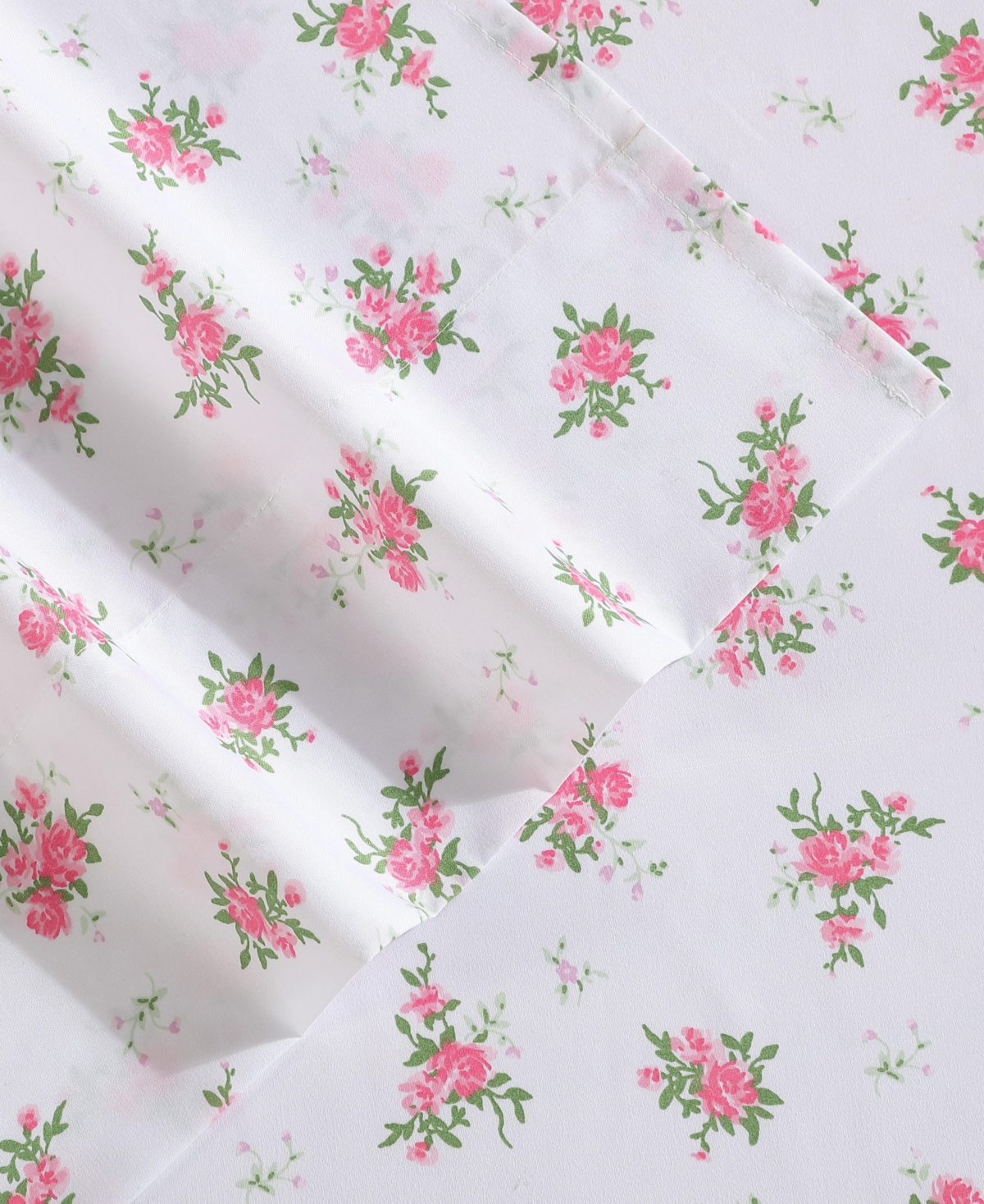 Betsey Johnson Printed Brushed Microfiber 6-pc. Sheet Set, Full In White