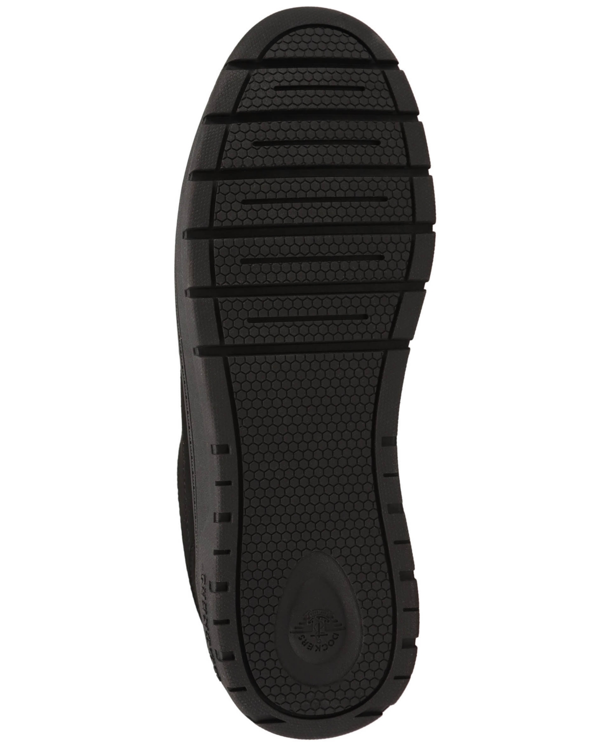 Dockers Mens Frederick Synthetic Leather Casual Sneaker In Black