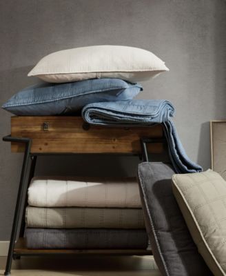 Solid Stonewashed 3-Pc. Quilt Set, King