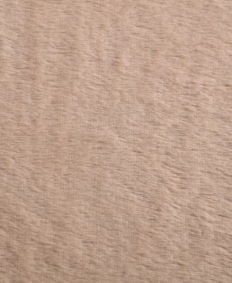 Solid Faux Fur Throw, 70" x 50"