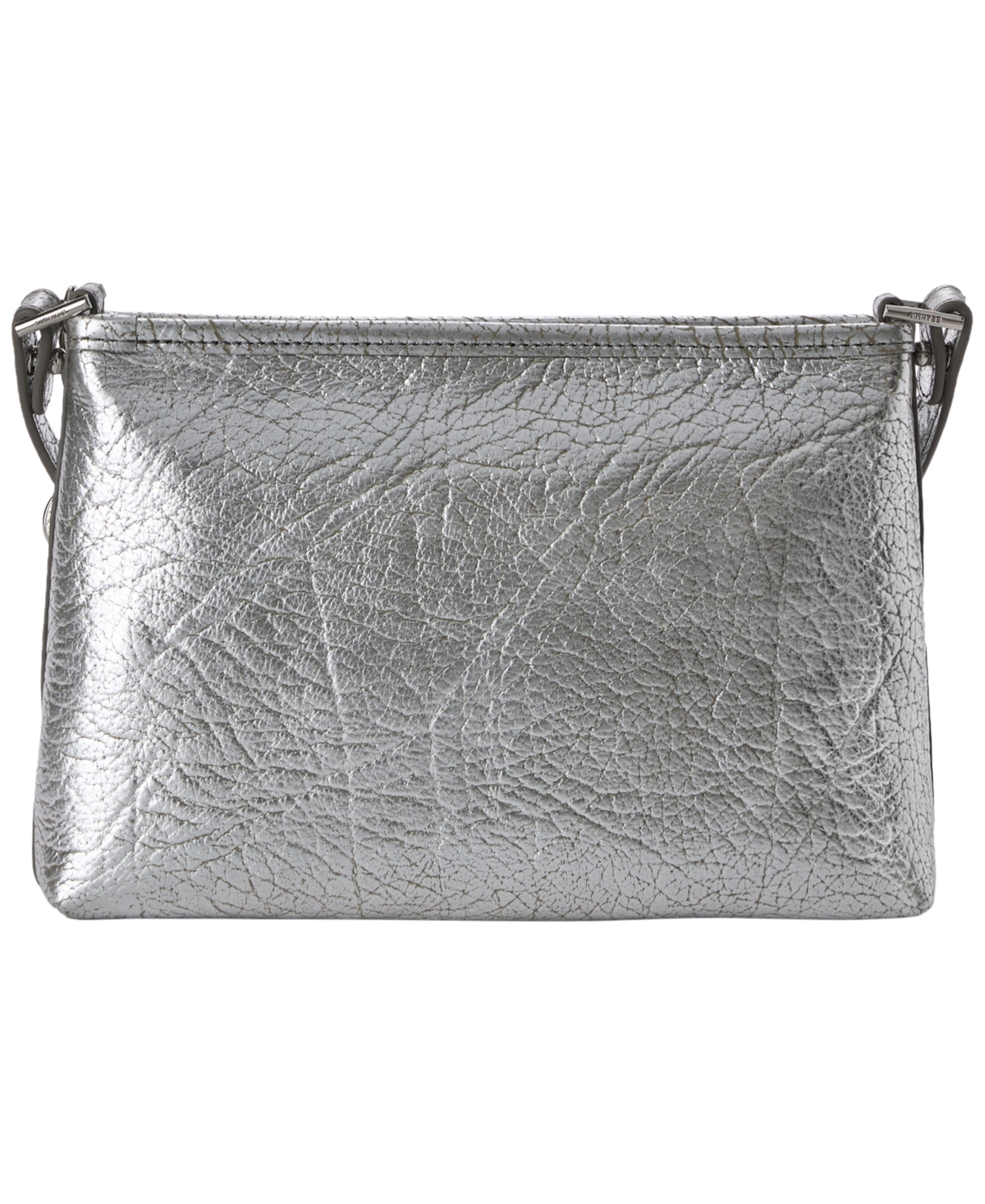 Brahmin Lorelei Medium Satchel Bag In Silver