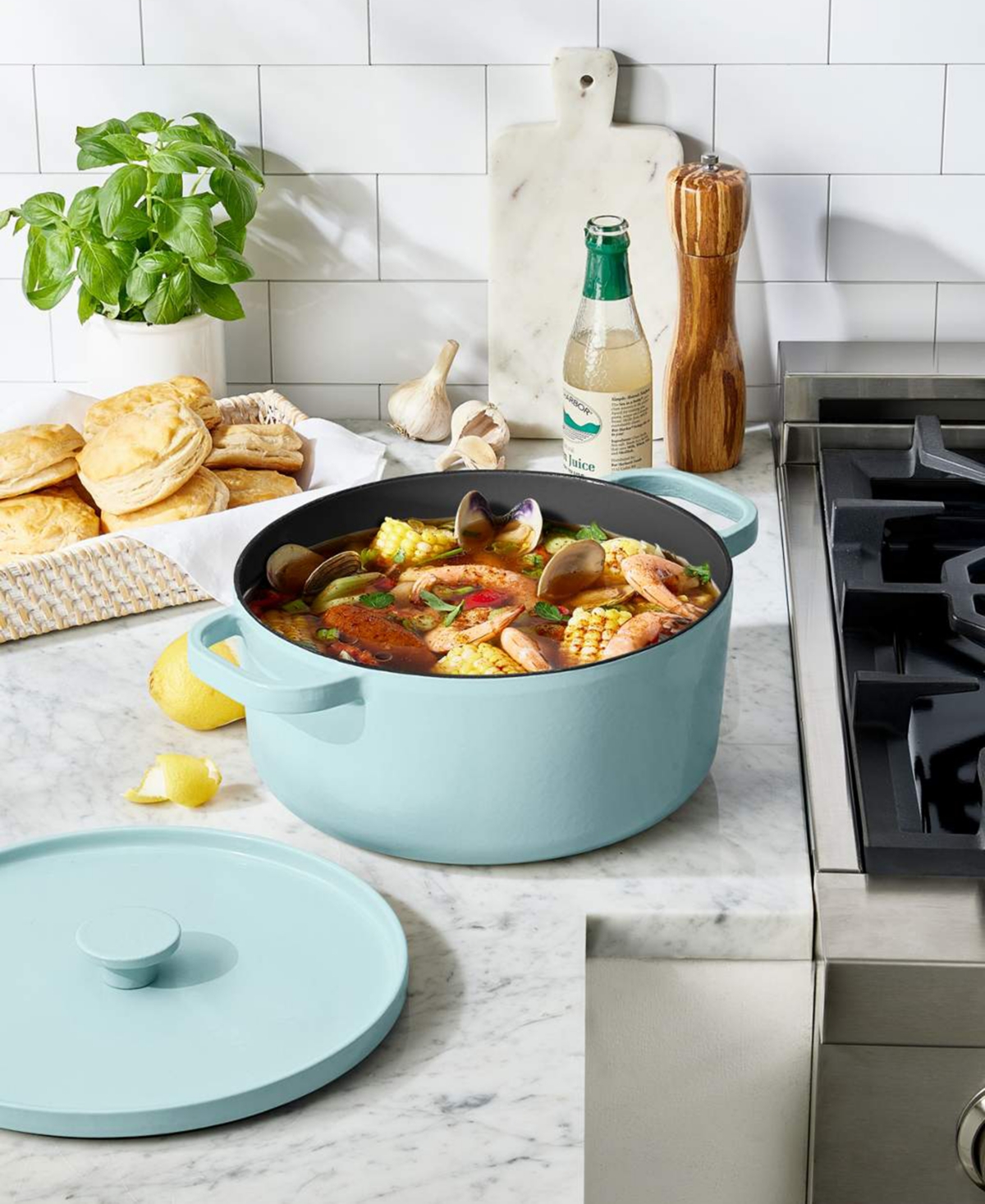 The Cellar Enameled Cast Iron 6-Qt. Dutch Oven, Exclusively at Macy's