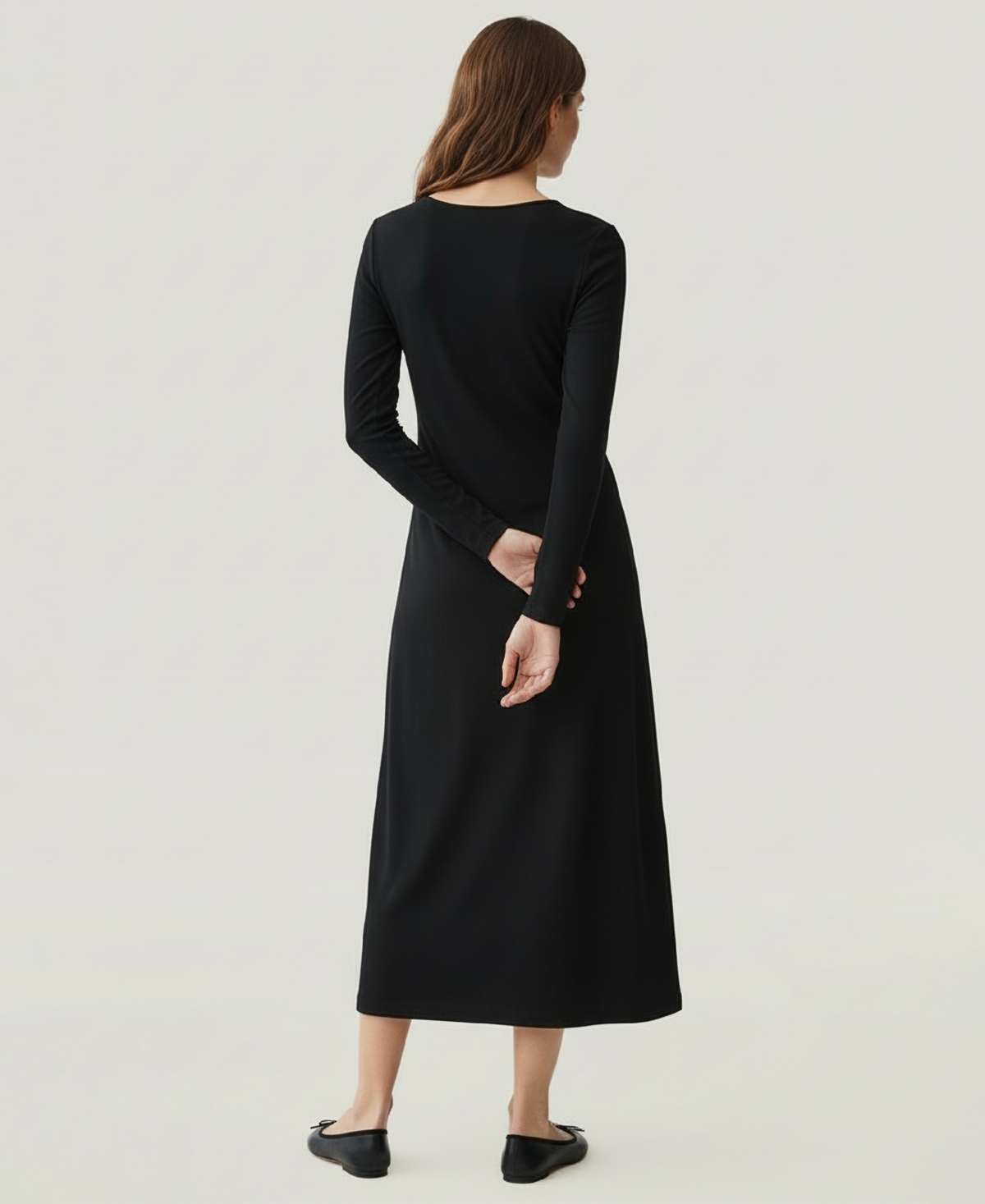 Naadam Women's Cashmino Cutout Sweater Midi Dress In Black