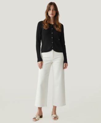 NAADAM - Women's Tulip Hem Cashmere Cardigan Sweater