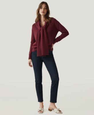 NAADAM - Women's Long Sleeve Cashmere Scarf Sweater