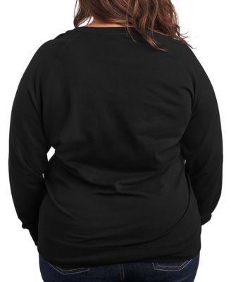 Plus Size Disney Mickey and Minnie Christmas Cookie Crew French Terry Long Sleeve T-Shirt