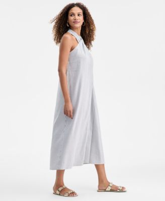 Women's Crossover Halter Maxi Dress, Macy's Exclusive