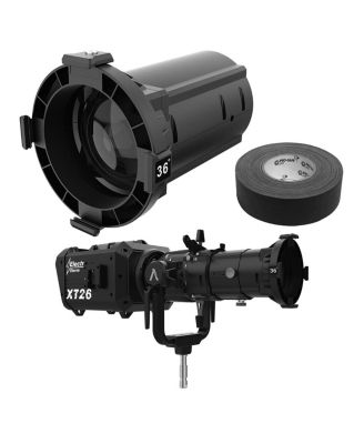 36 Degree Interchangeable Lens, Bundle with 2"x30 Yards Gaffer Tape and Spotlight Max Kit