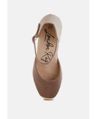 Womens Paryor Microfiber Espadrilles Sandals