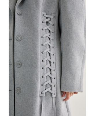 Premium Corseted Detail Maxi Coat