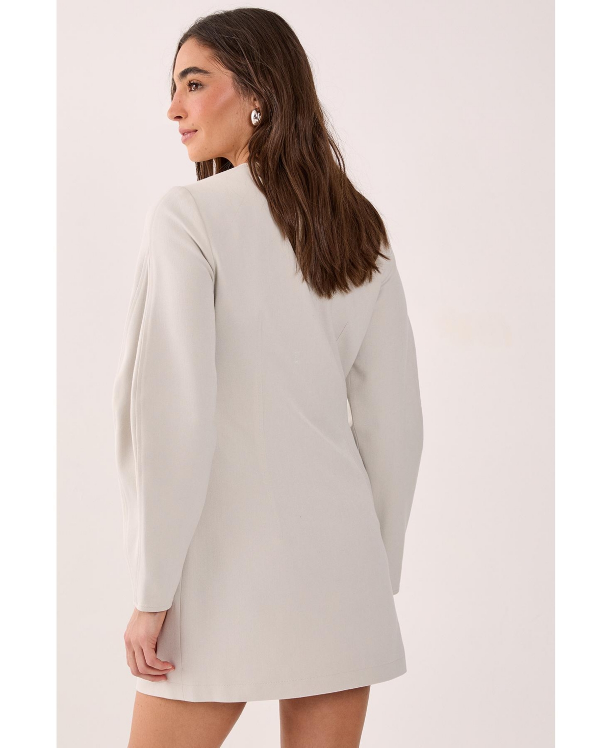 Nasty Gal Women's Button Through Mini Blazer Dress