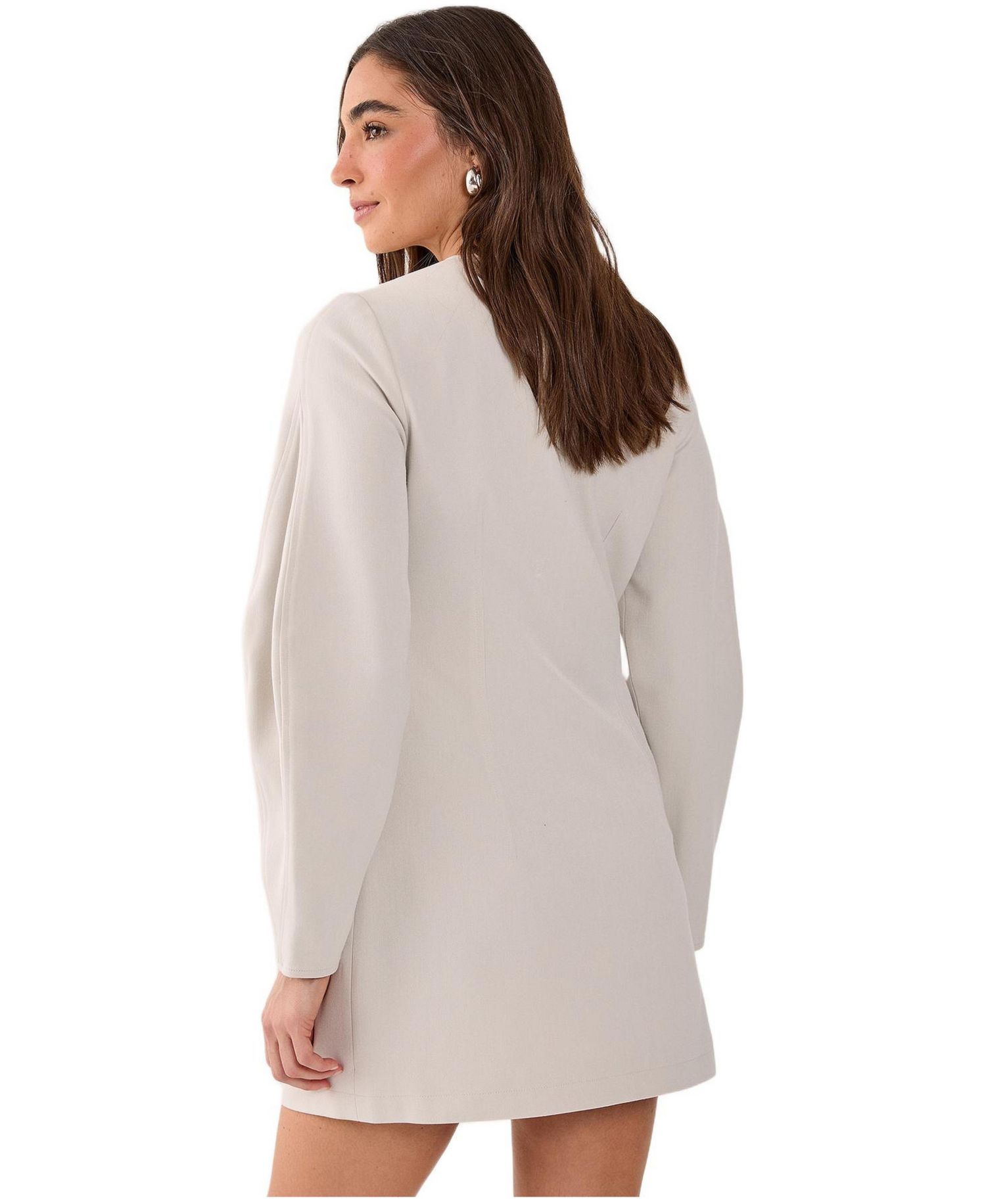 Women's Button Through Mini Blazer Dress