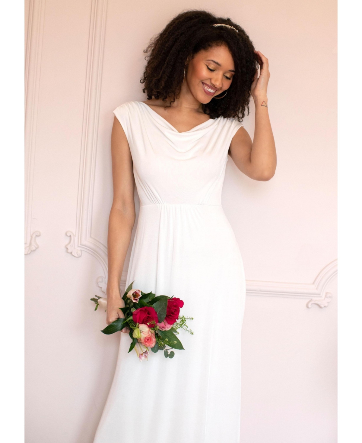 Alie Street London Women's Cruise Cowl Neck Maxi Dress