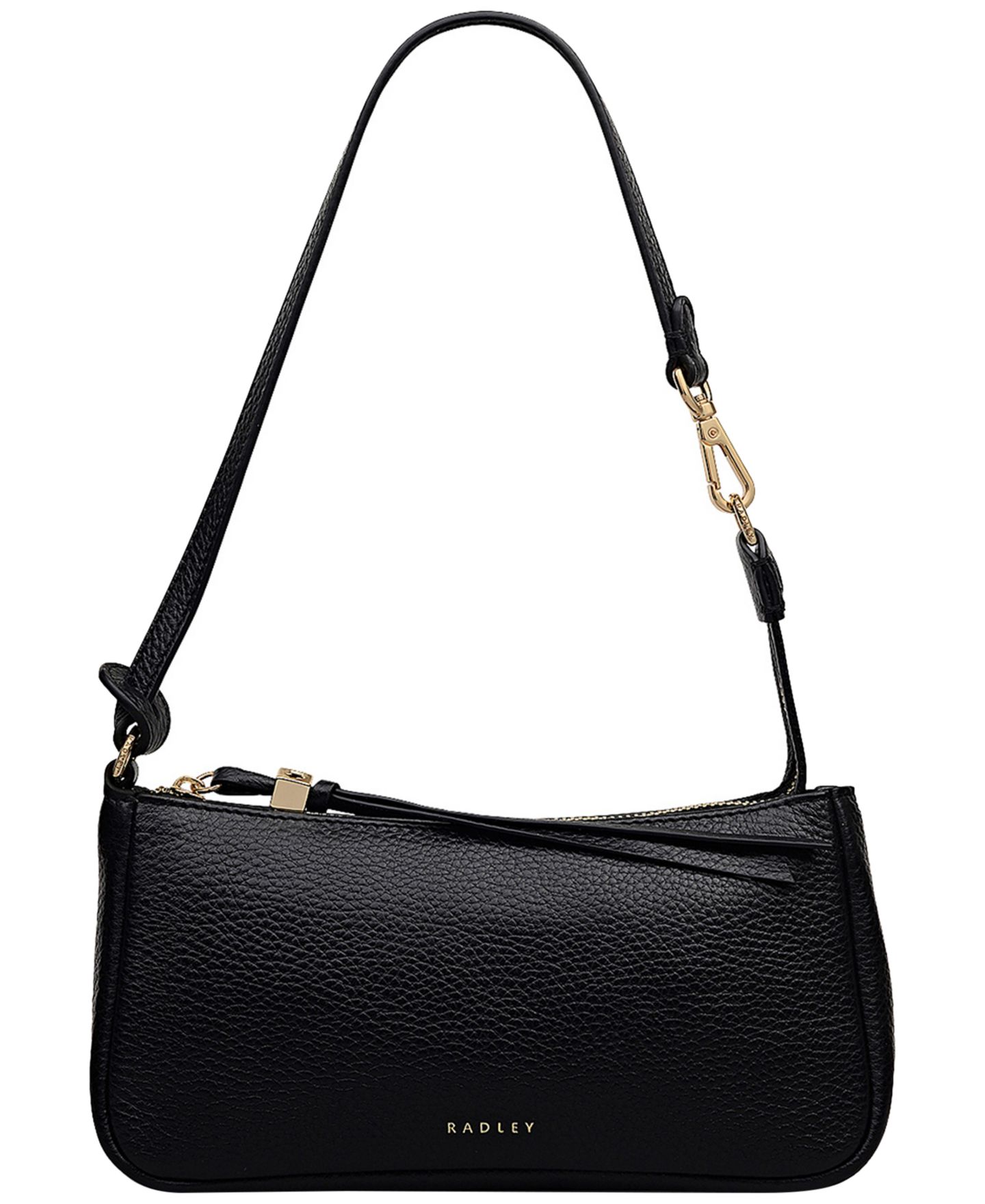 Женская сумка Radley London Carlton Close Mini Pebble Leather Shoulder, цвет: Чёрный — фото 1