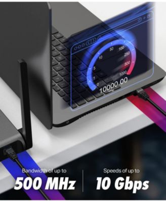 Ethernet Cable Cat 6 High Speed LAN Internet Cable for Computer Router Modem Gaming