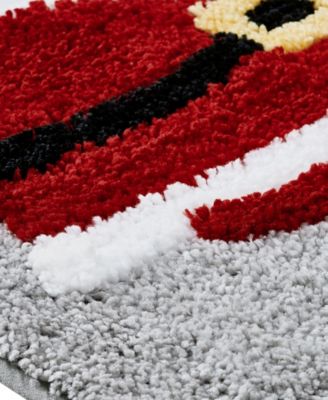 Santa Holiday Bath Rug Set, 2 Count