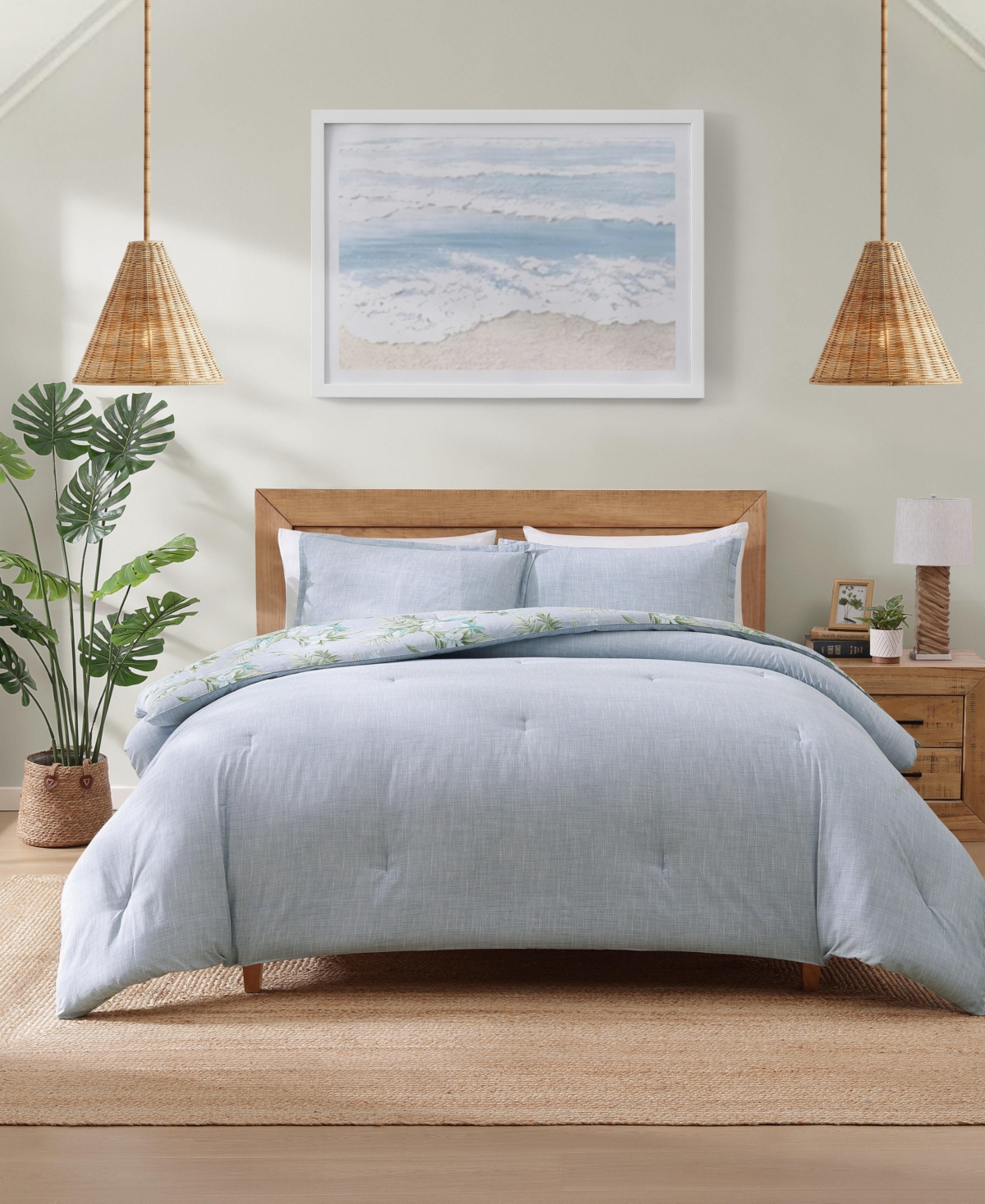 Tommy Bahama Floral Enchantment 3-Pc. Comforter Set